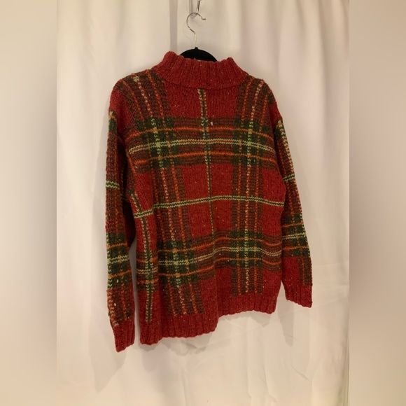 Lauren Ralph Lauren exclusively knit 100% wool petite small zip sweater vintage - Picture 6 of 7